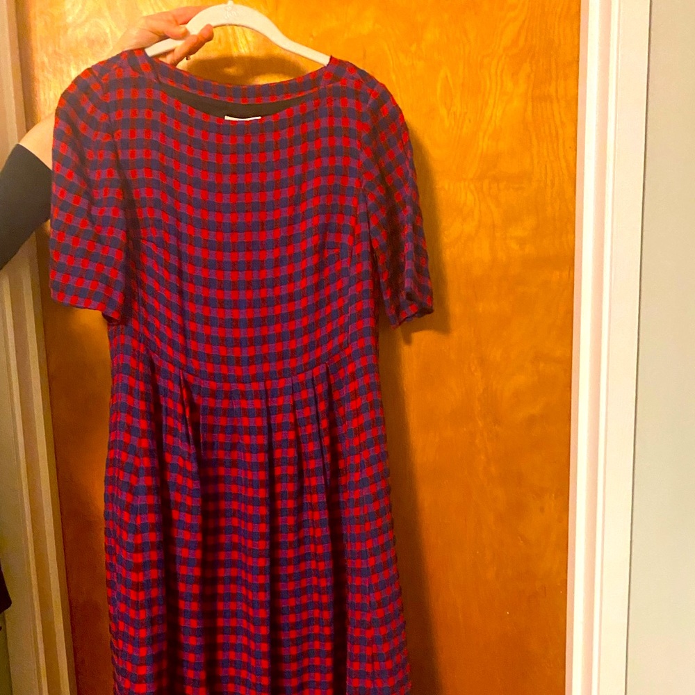 Toast brand checkered dress.